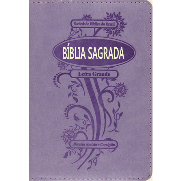 Bíblia Sagrada | RC | Letra Grande | Emborrachada | Roxa