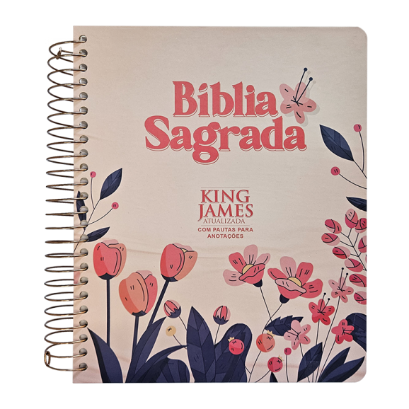 Bíblia para Anotações | KJA | Floral Cartoon