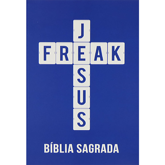 Bíblia Sagrada | Jesus Freak | NVI | Letra Normal | Azul