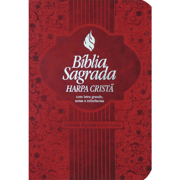 Bíblia Sagrada | RC | Harpa Cristã | Letra Grande | Luxo | Vermelha