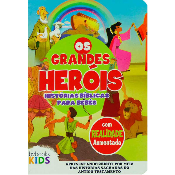 Livro Os Grandes Heróis | Histórias Bíblicas Para Bebês 