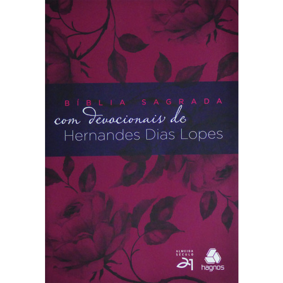 Bíblia Sagrada com Devocionais de Hernandes Dias Lopes | S21 | Letra Normal | Brochura | Uva 