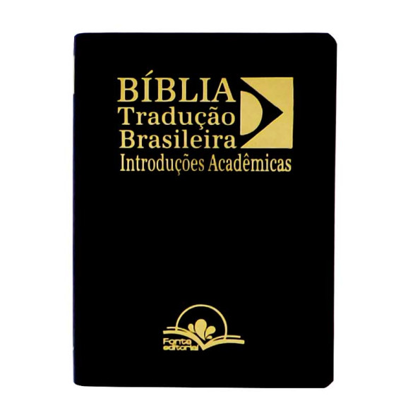 Bíblia Traduções Brasileira | Introduções Acadêmicas | Couro Sintético  | Preta | SBB
