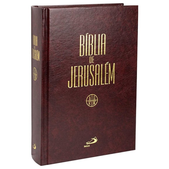 Bíblia de Jerusalém | Vinho | Capa Dura