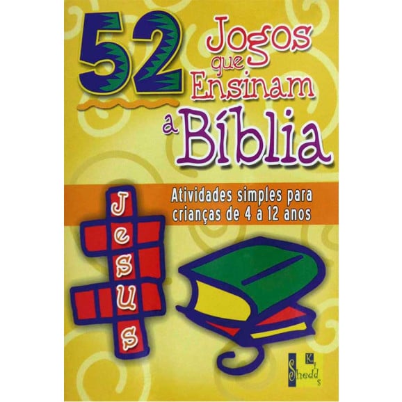 Livro 52 Jogos que Ensinam A Bíblia