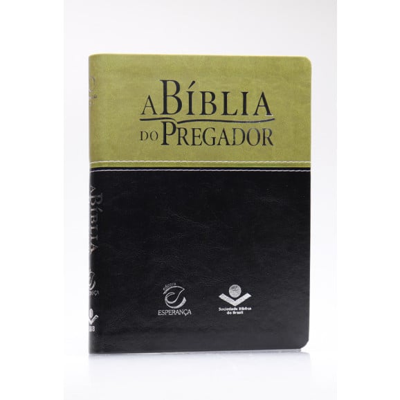 A Bíblia do Pregador | RA | Capa Sintética | Letra Normal | Verde/Preta