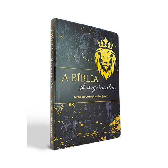 Bíblia Sagrada | ACF | Letra Média | Brochura | Leão | Slim