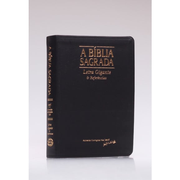A Bíblia Sagrada | ACF | Letra Gigante | Luxo | Preta | índice