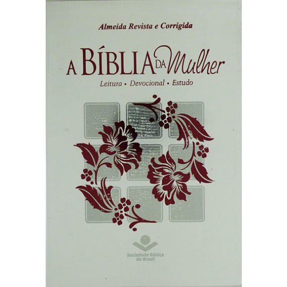 A Bíblia da Mulher | RC | Letra Normal | Couro Bonded | Branca 