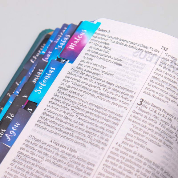 Abas Adesivas para Bíblia | Jornada com Deus Através das Escrituras | Lettering