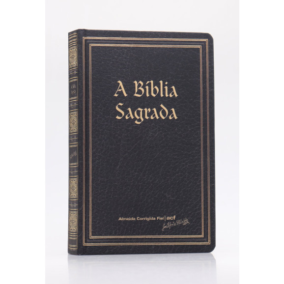 A Bíblia Sagrada | ACF | Super Legível | Soft Touch | Vintage Preta