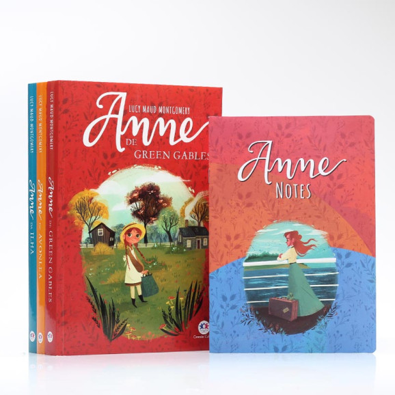 Kit 3 Livros | Anne de Green Gables + Bloco de Anotações | Edição Especial I