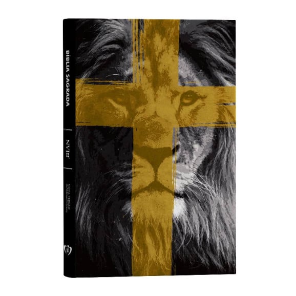 Bíblia Sagrada | NVI | Letra Normal | Capa Dura | Slim | Lion Cruz