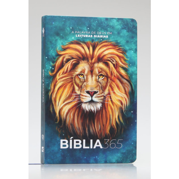Bíblia 365 | NVT | Letra Normal | Capa Dura | Leão Aslam