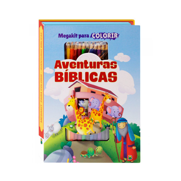 Megakit Para Colorir | Aventuras Bíblicas | Brasileitura