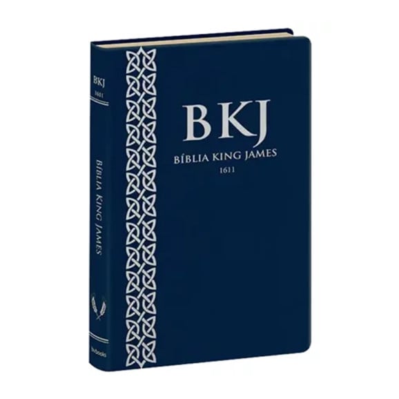 Bíblia Sagrada | King James Fiel 1611 | Letra Média | Brochura | Azul | Ultra Fina
