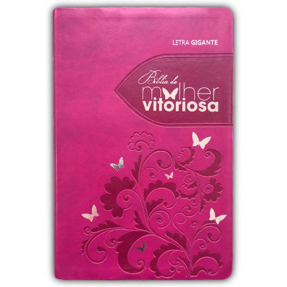Bíblia da Mulher Vitoriosa | RC | Letra Gigante | Luxo | Uva