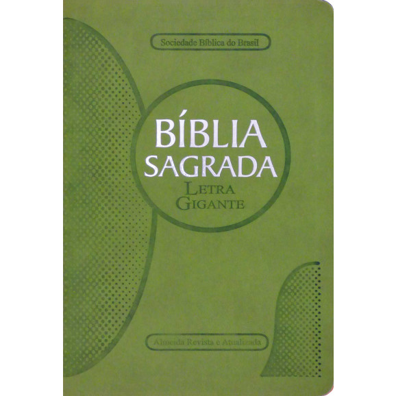 Bíblia Letra Gigante | RA | Verde Claro | Emborrachada