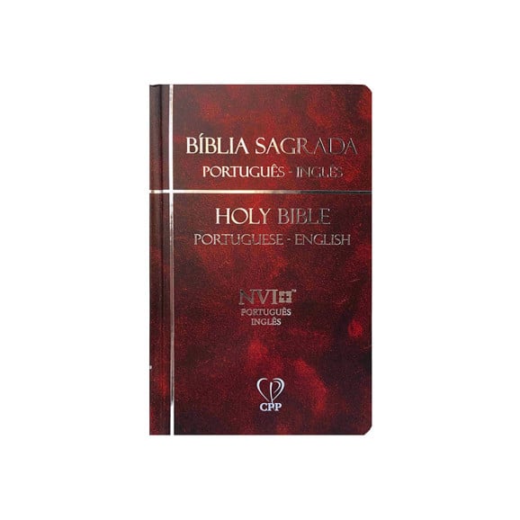 Bíblia português-inglês Holy Bible Vermelha (padrão)