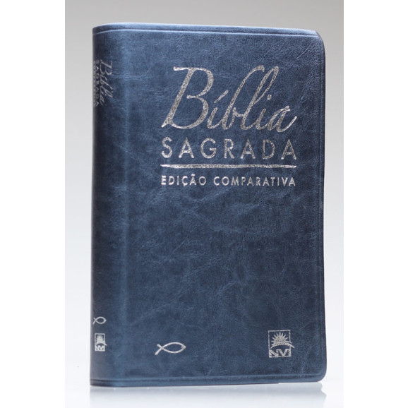 Bíblia Sagrada | NVI | Letra Extragigante | Luxo | Azul