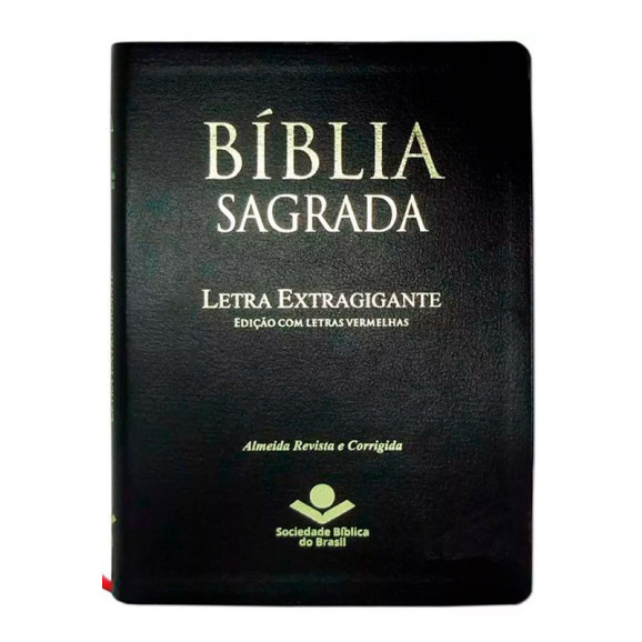 Bíblia Sagrada | RC | Letra Extragigante | Capa Sintética | Preta 