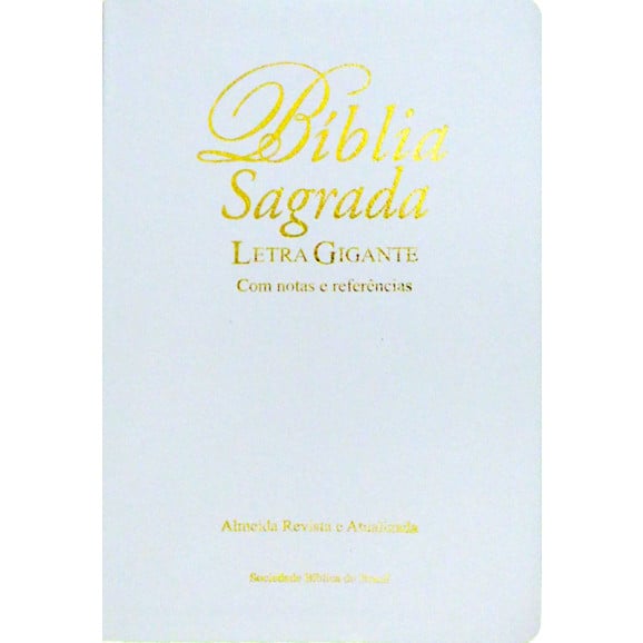 Bíblia Sagrada | RA | Letra Gigante | Capa Sintética | Branca