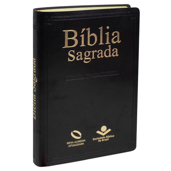 Bíblia Sagrada | NAA | Letra Média | Capa Sintética | Preta 
