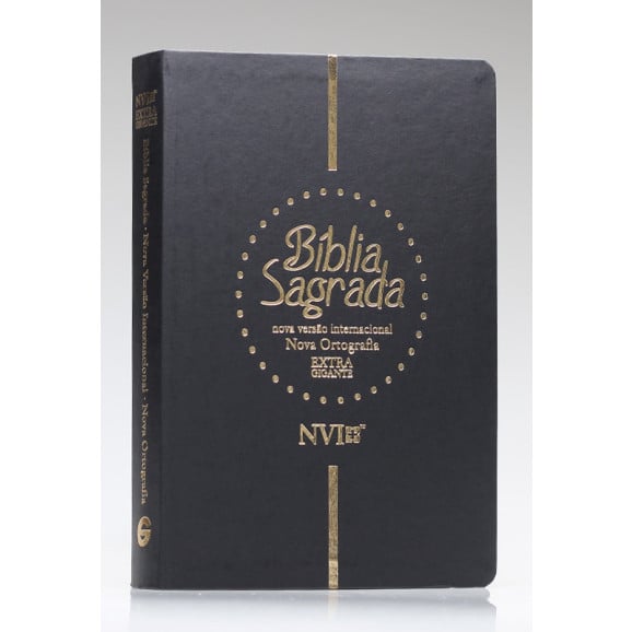 Bíblia Sagrada | NVI | Letra Extragigante | Luxo | Nova Ortografia | Preta