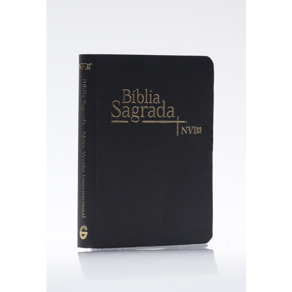 Bíblia Sagrada | NVI | Letra Média | Luxo | Preta