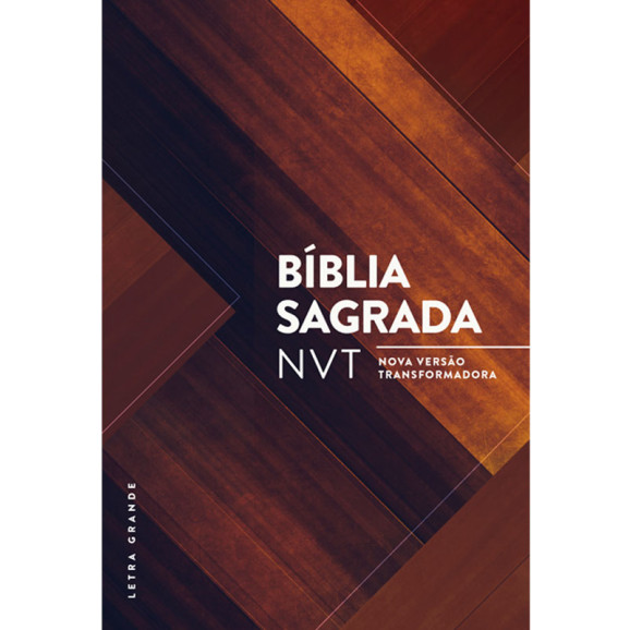 Bíblia Sagrada | NVT | Letra Grande | Capa Dura | Madeira