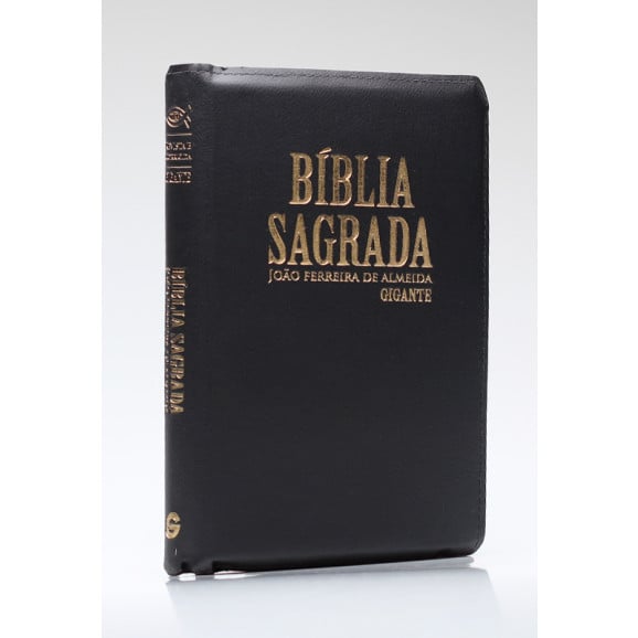 Bíblia Sagrada | RC | Letra Gigante | Com Mapas | Luxo | Índice | Zíper | Preta