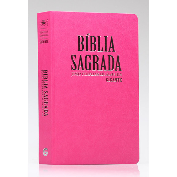 Bíblia Sagrada | RC | Letra Gigante | Com Mapas | Semi - Luxo | Rosa