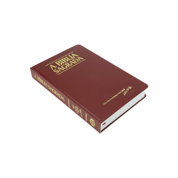 Bíblia Sagrada | ACF | Letra Grande | Semi - Luxo | Vinho