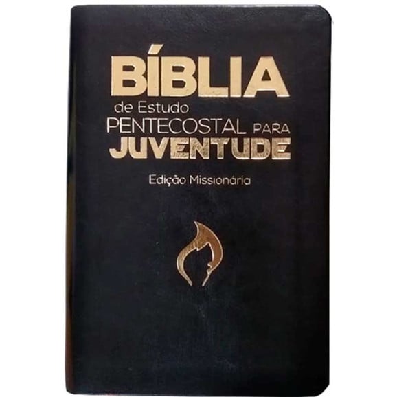 Bíblia de Estudo Pentecostal Para Juventude | RC | Luxo | Preta
