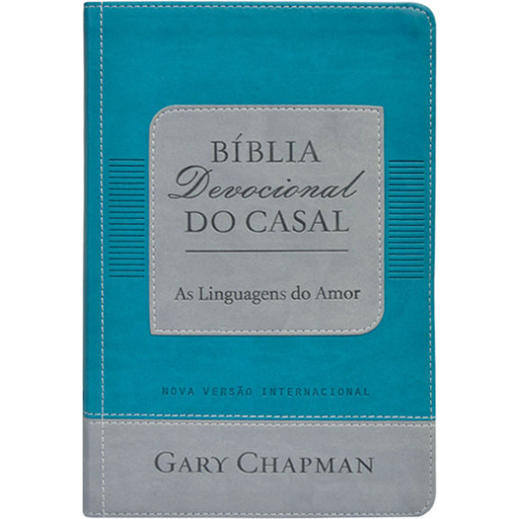Bíblia Do Casal | As Linguagens Do Amor | Azul