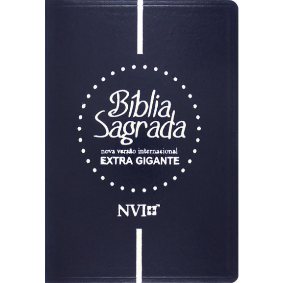 Bíblia Sagrada NVI | Azul | Luxo 