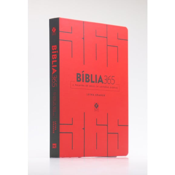 Bíblia 365 | NVT | Letra Grande | Capa Dura | Vermelha