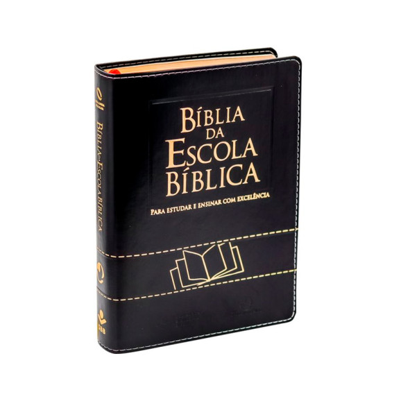 Bíblia da Escola Bíblica | NAA | Letra Normal | Capa Sintética | Preta 