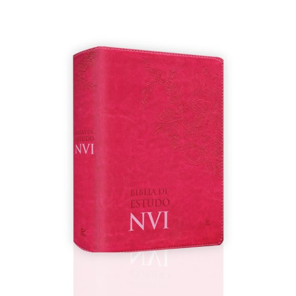 Bíblia de Estudo | NVI | Letra Normal | Capa Sintética | Pink