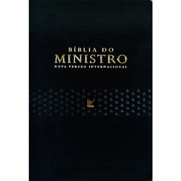 Bíblia Do Ministro | NVI | Letra Normal | Luxo | Preta 