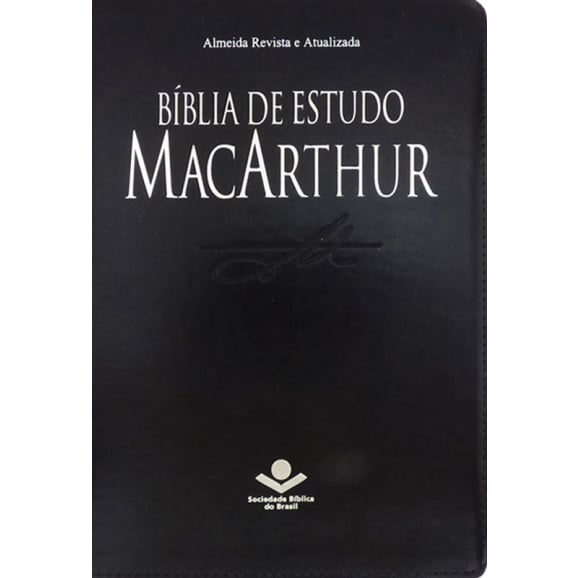 Bíblia de Estudo Macarthur - Luxo - Preta