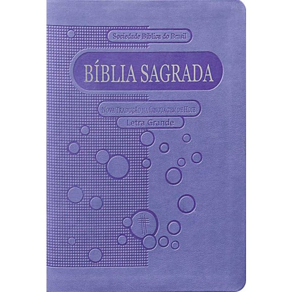 Bíblia Sagrada – NTLH – Letra Grande – Compacta - Violeta – Luxo