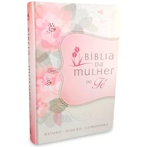 Bíblia Mulher de Fé | NVI | Letra Normal | Luxo | Flores