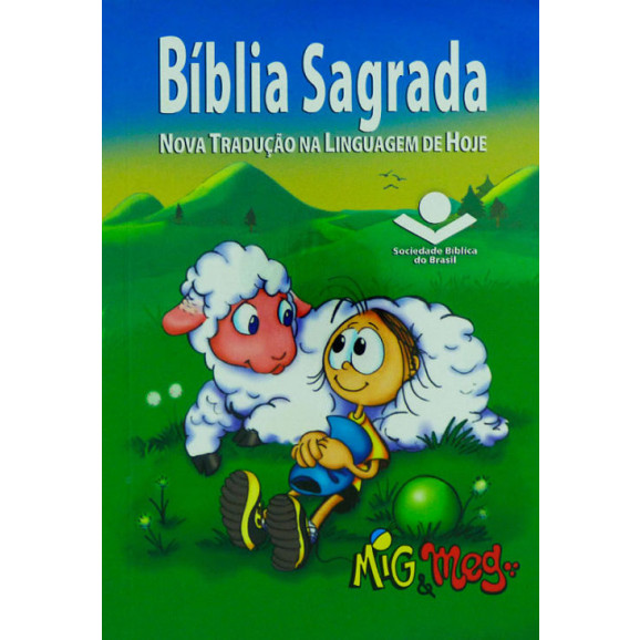 Bíblia Sagrada | NTLH | Média | Brochura | Mig e Meg | Masculina