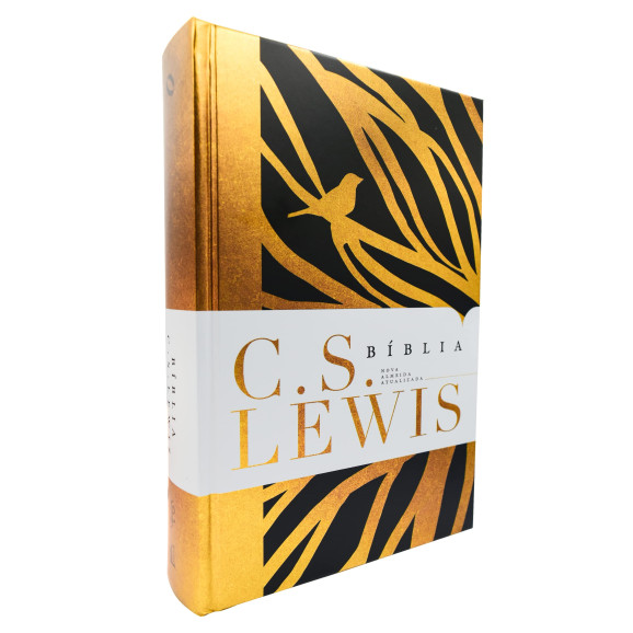 Bíblia Sagrada | C. S Lewis | NAA | Capa Dura | Dourado e Preto 