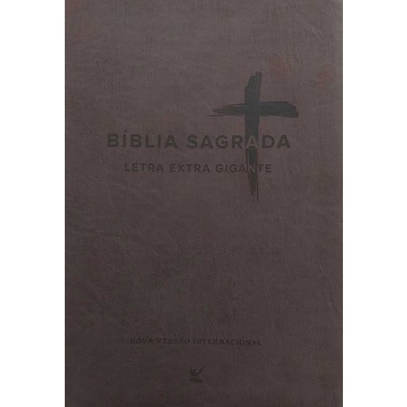 Bíblia Sagrada | NVI | Letra Extragigante | Luxo | Marrom 