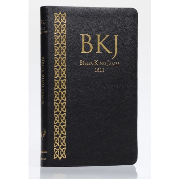Bíblia Sagrada | King James Fiel 1611 | Letra Média | Covertex | Preta | Ultra Fina 