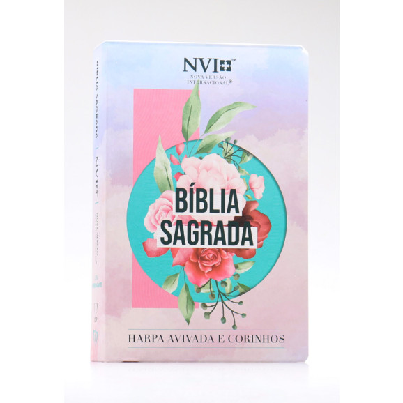 Bíblia Sagrada | NVI | Harpa Avivada e Corinhos | Letra Hipergigante | Semi-Flexível | Colagem