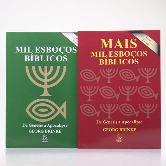 Kit 2 Livros | Esboços Bíblicos | Georg Brinke