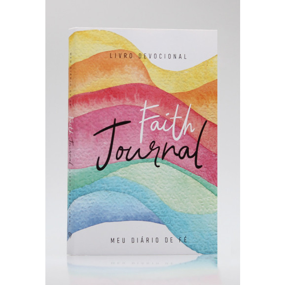 Devocional | Faith Journal | Meu Diário de Fé | Aquarela Arco-Íris